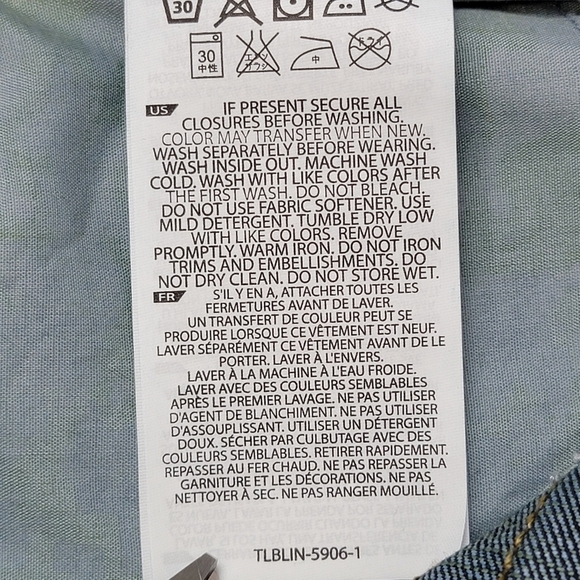 5.11 Tactical Defender Flex Straight Dark Wash Denim Blue Jeans Sz 32x34 NEW - Picture 11 of 12